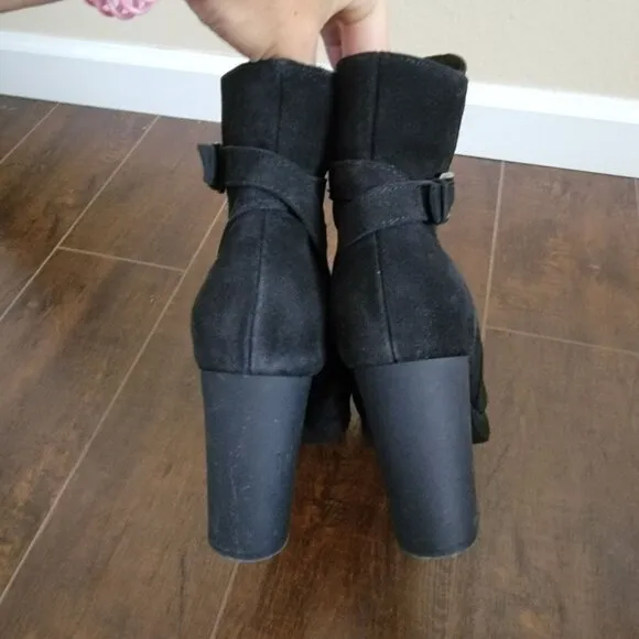 La Canadienne Melany Boots Womens 9.5 Suede Chic Contemporary Designer Luxury