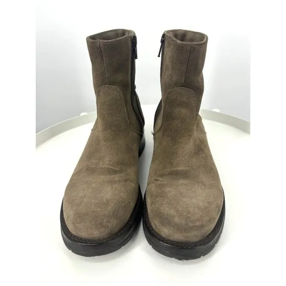 La Canadienne Suede Waterproof Taupe Boots 7M Tan