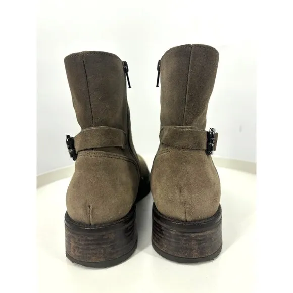 La Canadienne Suede Waterproof Taupe Boots 7M Tan