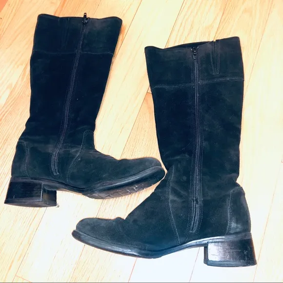 La Canadienne waterproof suede riding boots