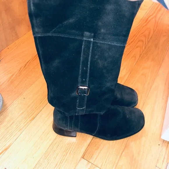 La Canadienne waterproof suede riding boots