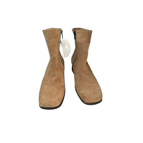 La Canadienne women’s tan brown Finley waterproof wedge ankle boots sz 9.5 NWT