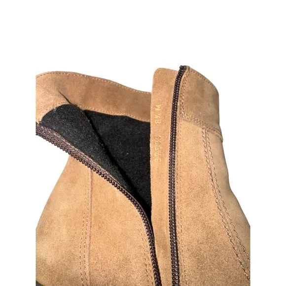 La Canadienne women’s tan brown Finley waterproof wedge ankle boots sz 9.5 NWT