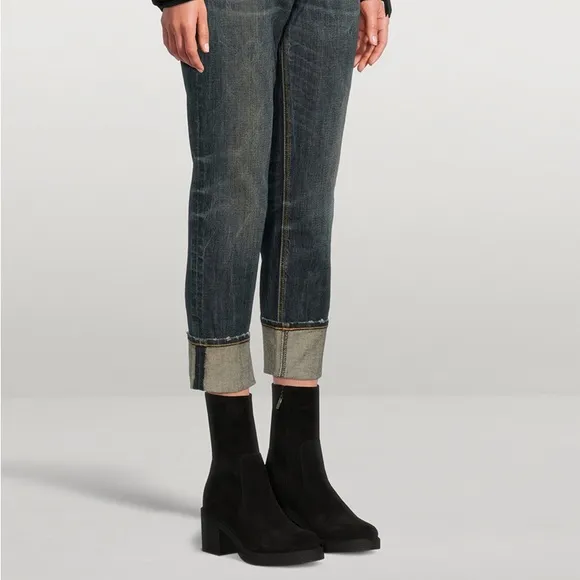 La Canadienne Zed Suede Heeled Ankle Boots 🥾