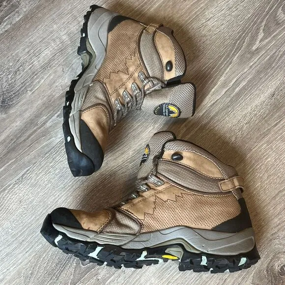 La‎ Sportiva FC Eco 3.2 GORE-TEX Mid Hiking Boots Brown Leather Womens 8 EU 39.5