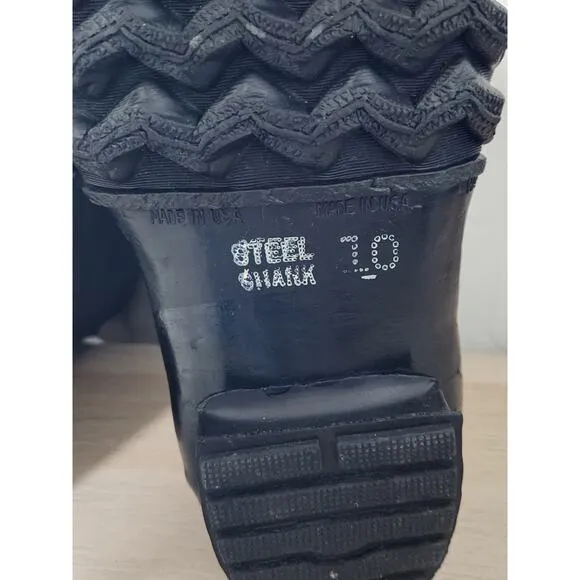 LaCrosse Outdoorsman Sz 10 Winter Wool Insulated Neoprene Boots STEEL TOE SHANK