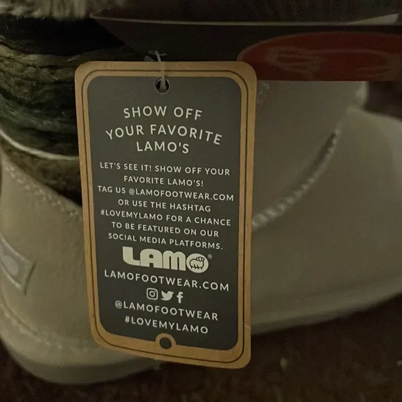 Lamo suede splash secure grey boots size 6 nwt