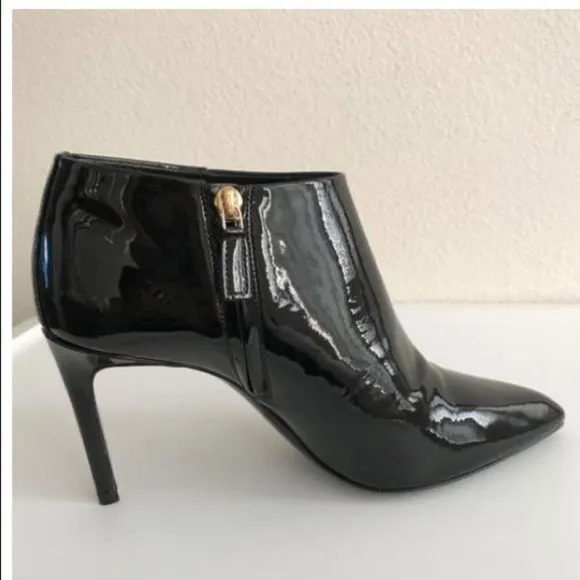 Lanvin patent leather ankle boots