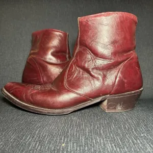 Laredo Fletcher Boots, Size 11.5D, Red-brown‎ leather, Preowned