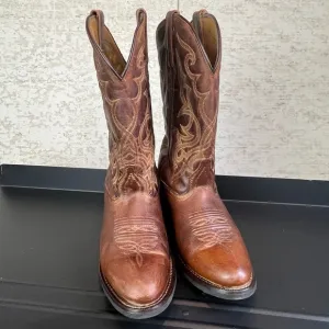 LAREDO Mens Rust Breakout Leather Cowboy Western Boots Size 9