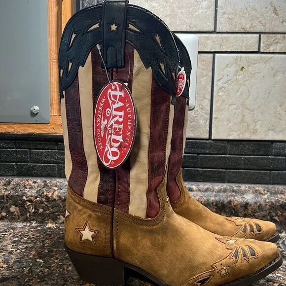 LAREDO WOMENS KEYES FASHION BOOTS STYLE 52165 size 8