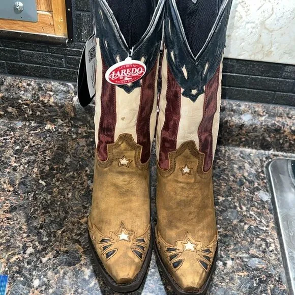 LAREDO WOMENS KEYES FASHION BOOTS STYLE 52165 size 8