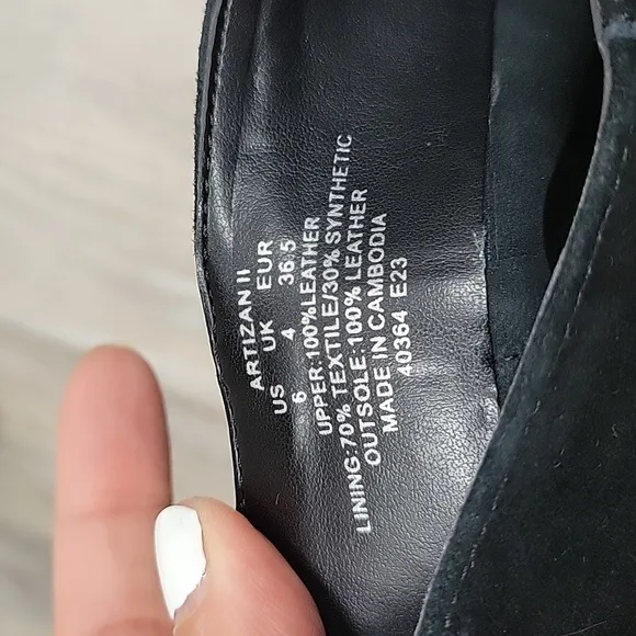 Lauren Ralph Lauren Size 6 Black Artizan II Suede Boots
