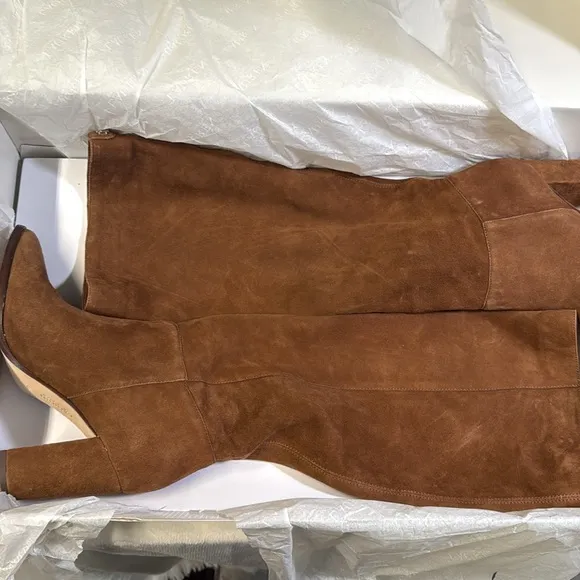 Lauren Ralph Lauren Women’s Artizan II Suede Tall Slouch Boots- 8B