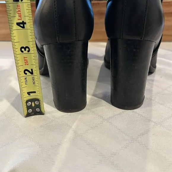 Lauren Ralph Lauren women’s Madisyn Burnished Leather Booties boots size 9.5 EUC