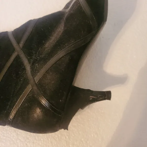 Leather and Suede Boots knee high