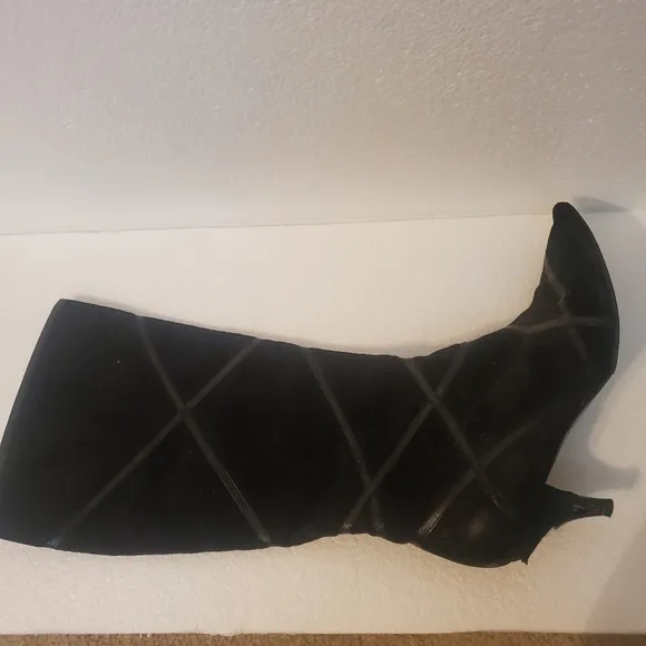 Leather and Suede Boots knee high