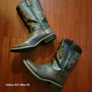 Leather Boy Boots