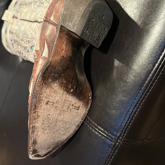 Leather Corral Cowboy Boots