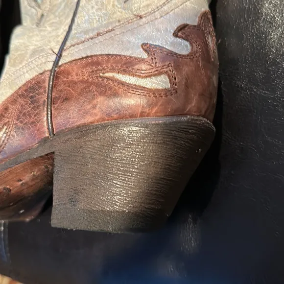 Leather Corral Cowboy Boots