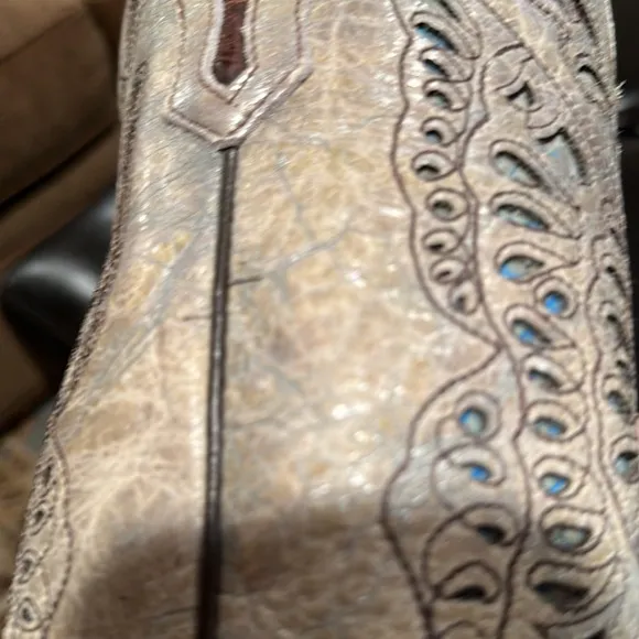 Leather Corral Cowboy Boots