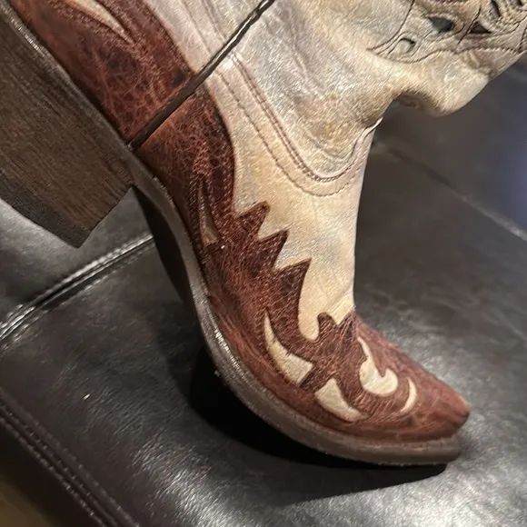 Leather Corral Cowboy Boots