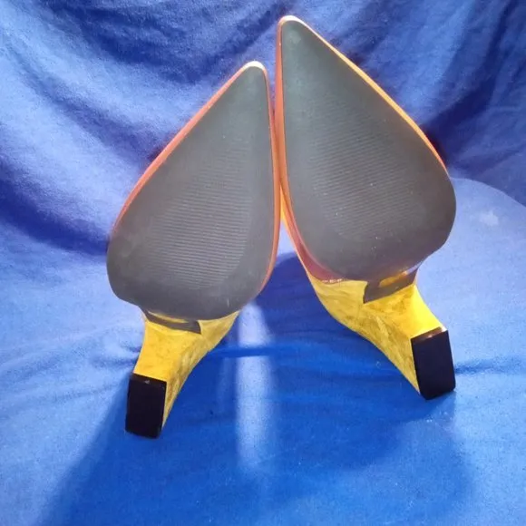Lemon Drop by Privileged THE CLARENCE COLOR BLOCKED Ankle Boots (BRAND NEW !!!
