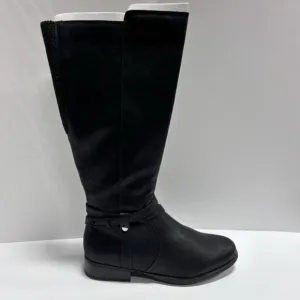 LifeStride Women’s Xtrovert Riding Boots Black, Size 10W, Wide Calf