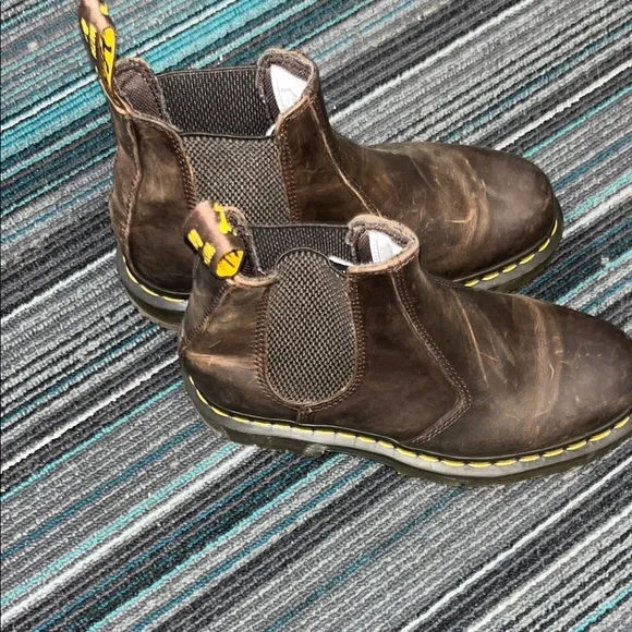 Like New Dr. Martens Brown Leather Boots
