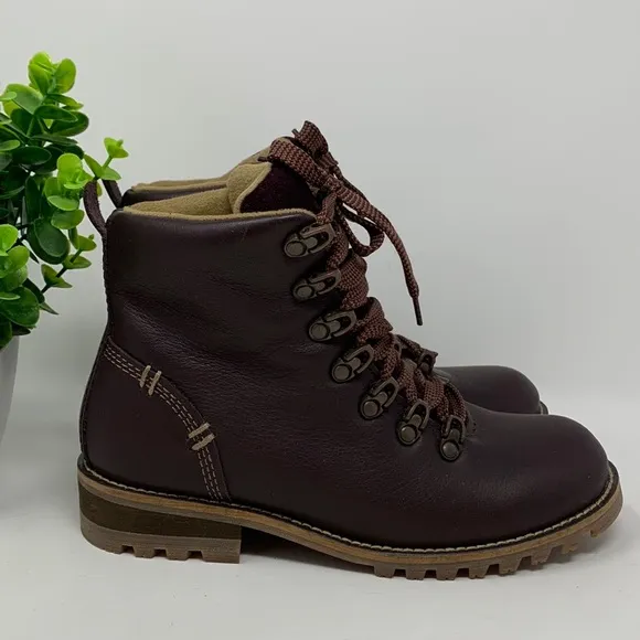Like New! Kodiak Fernie Boots Brown Leather 7 Lace Up Thinsulate