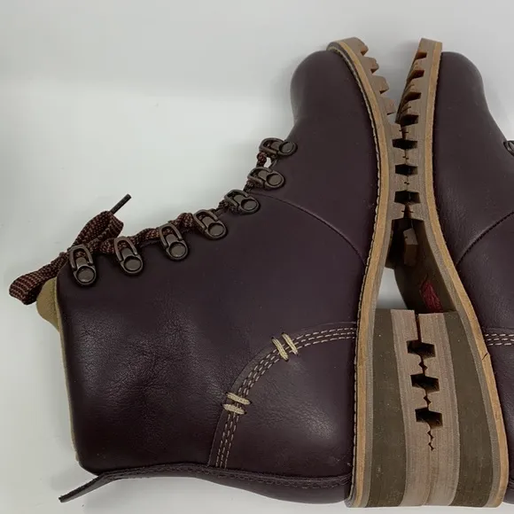 Like New! Kodiak Fernie Boots Brown Leather 7 Lace Up Thinsulate