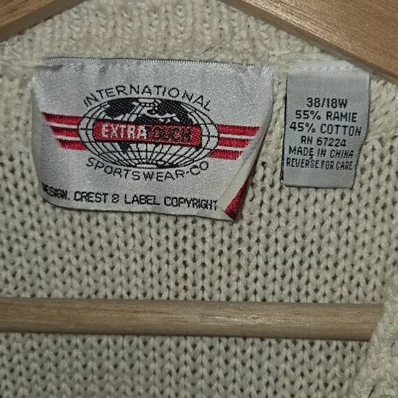 Like New White Knit Sweater – Size 18W – Classic &amp; Cozy 0154