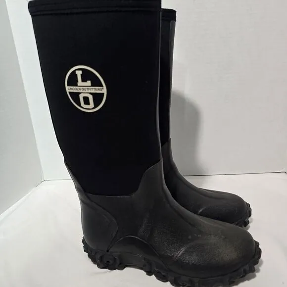 Lincoln Outfitters Women's Bayou Boots Black SZ 7 - 6833500 Waterproof