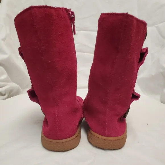 Livie and Luca Toddler Girl Suede Tiempo Boots Size 6
