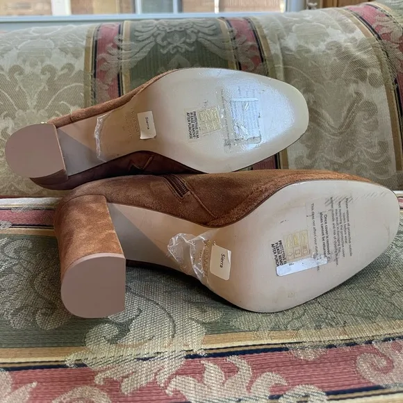 LK BENNETT Sierra Tan Suede Platform Ankle Boots. Size 39 = 9 US Women