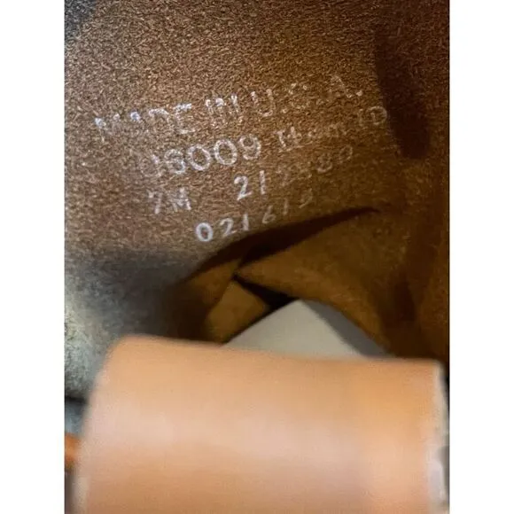 L.L Bean Boot Waterproof Womens Size 7 Rain Snow Duck Boot Brown 212880