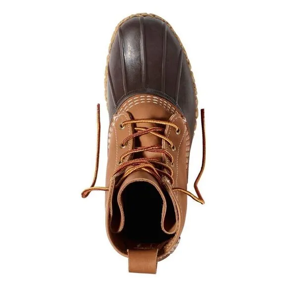 L.L Bean Boot Waterproof Womens Size 7 Rain Snow Duck Boot Brown 212880