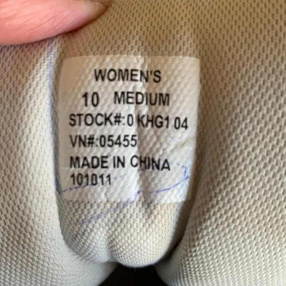 LL BEAN hiking boots, high top, blue &amp; grey leather, breathable net foot, 10 EUC