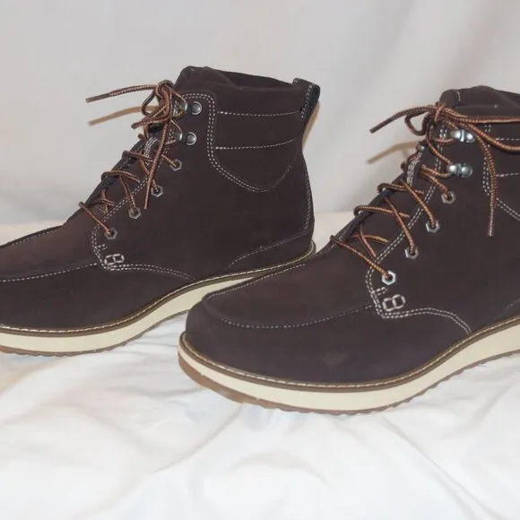 L.L. Bean Stonington Boots, Men’s Size 13 Suede Moc-Toe