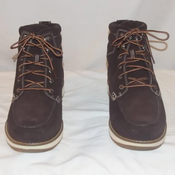 L.L. Bean Stonington Boots, Men’s Size 13 Suede Moc-Toe