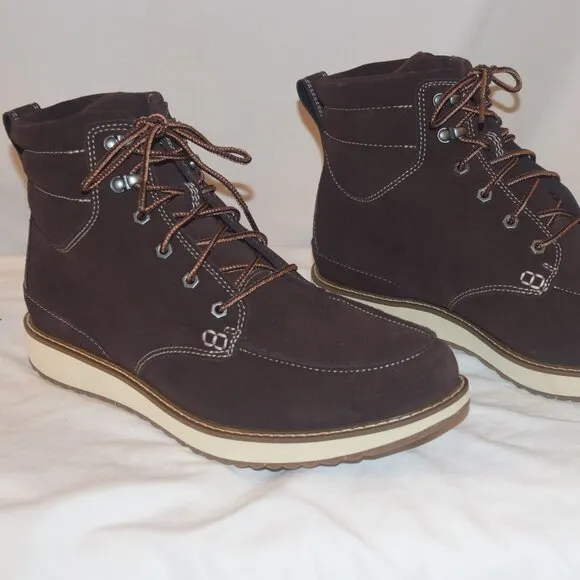L.L. Bean Stonington Boots, Men’s Size 13 Suede Moc-Toe