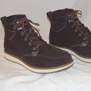 L.L. Bean Stonington Boots, Men’s Size 13 Suede Moc-Toe