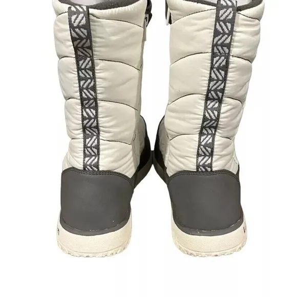 LL BEAN Womens  Quilted Insulated Puffer Boots, Tall side-Zip New Size 6.5