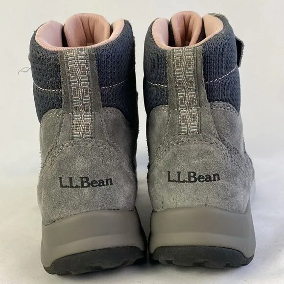 LL Bean Grey Ankle Hiking Boots