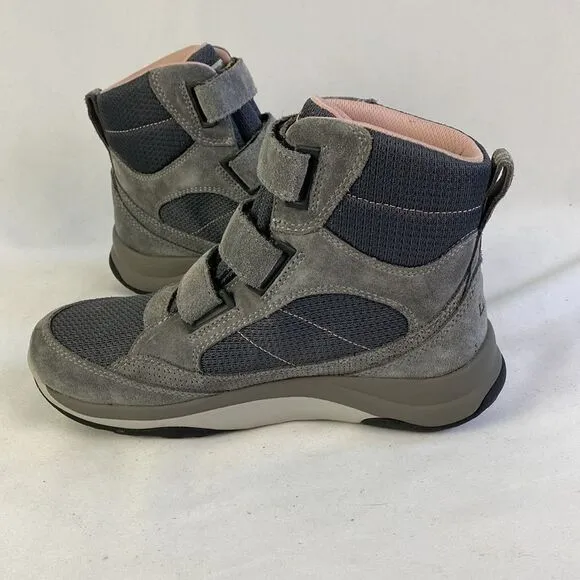 LL Bean Grey Ankle Hiking Boots