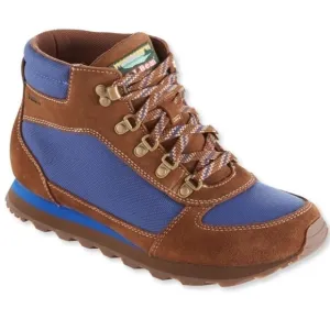 L.L.BEAN Men's Waterproof Katahdin suede Hiking Boots brown and blue Multicolor