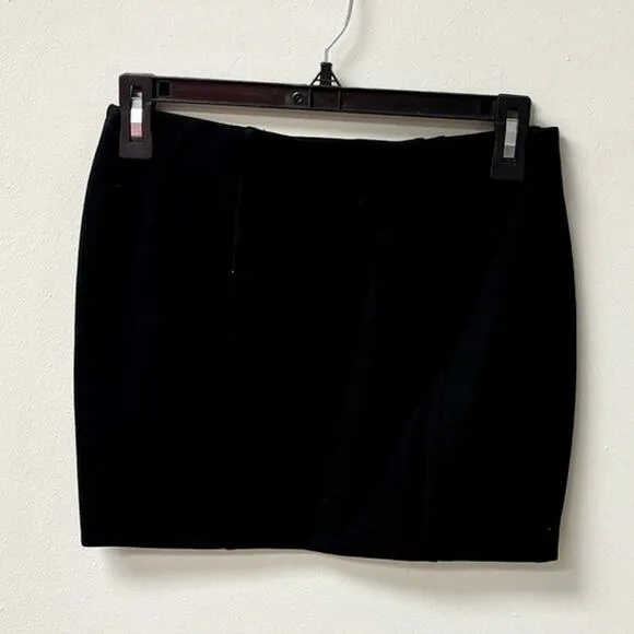 Lovers   Friends Pull On High Waisted Micro Skirt Black Women's Size XS