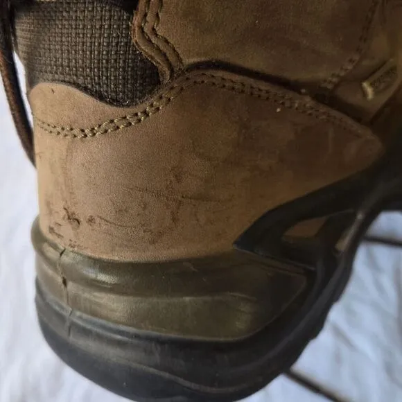 Lowa Renegade GTX Mid Men's Gore-Tex Leather Hiking Boots Brown Size 10 WIDE