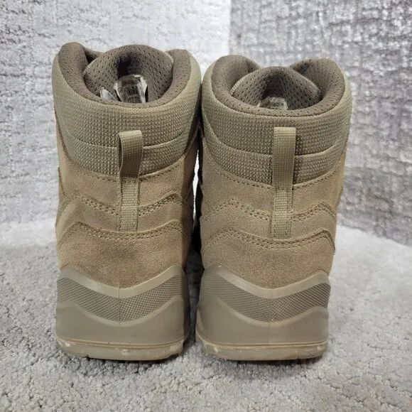 Lowa Sesto Mid Men's Size 9.5 US Beige Suede Combat Hiking Boots