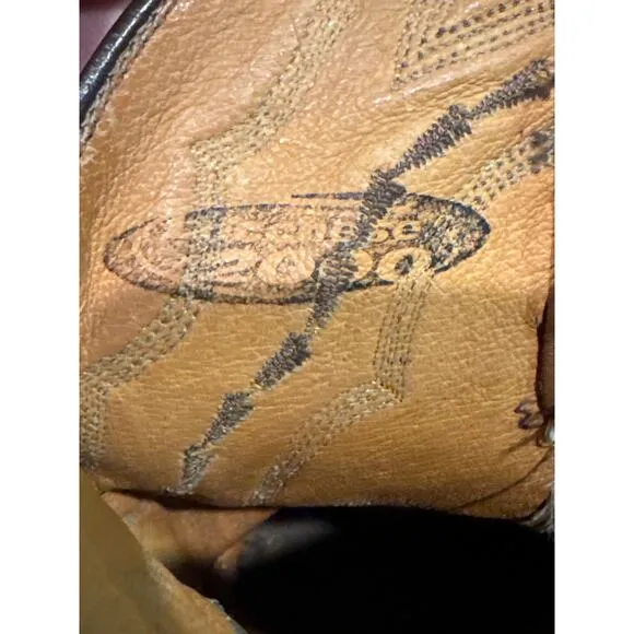 LUCCHESE 2000 Harrison Brown Cowhide Leather Cowboy Boots 9D